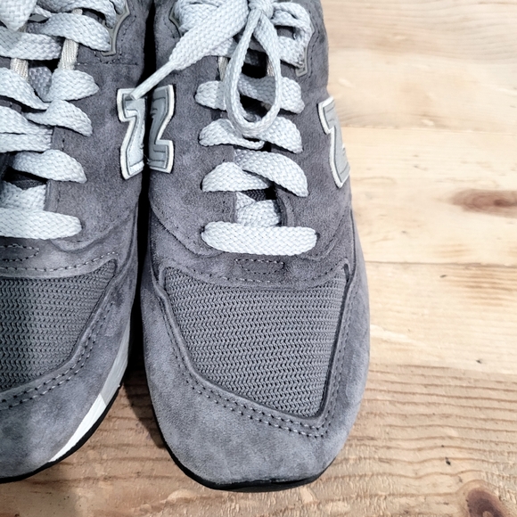 New Balance 998 Suede Gray Sneakers Womens Absorb USA MADE Athletic Shoes Size 6 - Picture 6 of 13